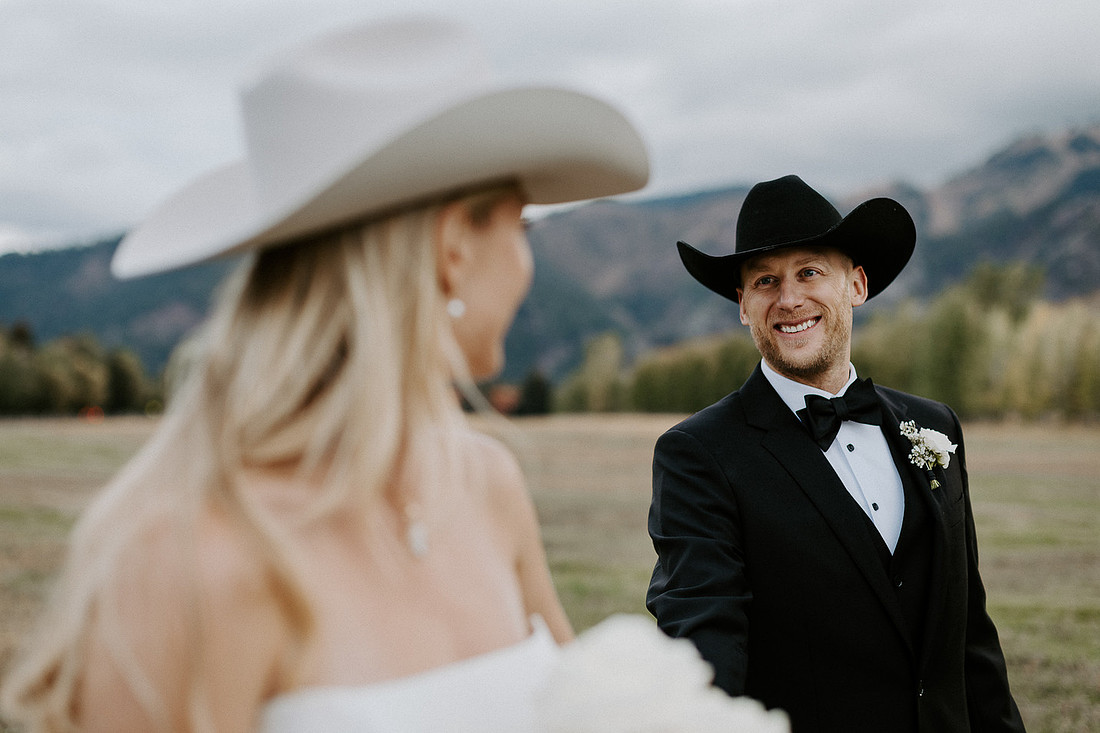Logan & Claire Sun Valley, Idaho Wedding - Our Lady of the Snows Catholic Church & Whiskey's on Main