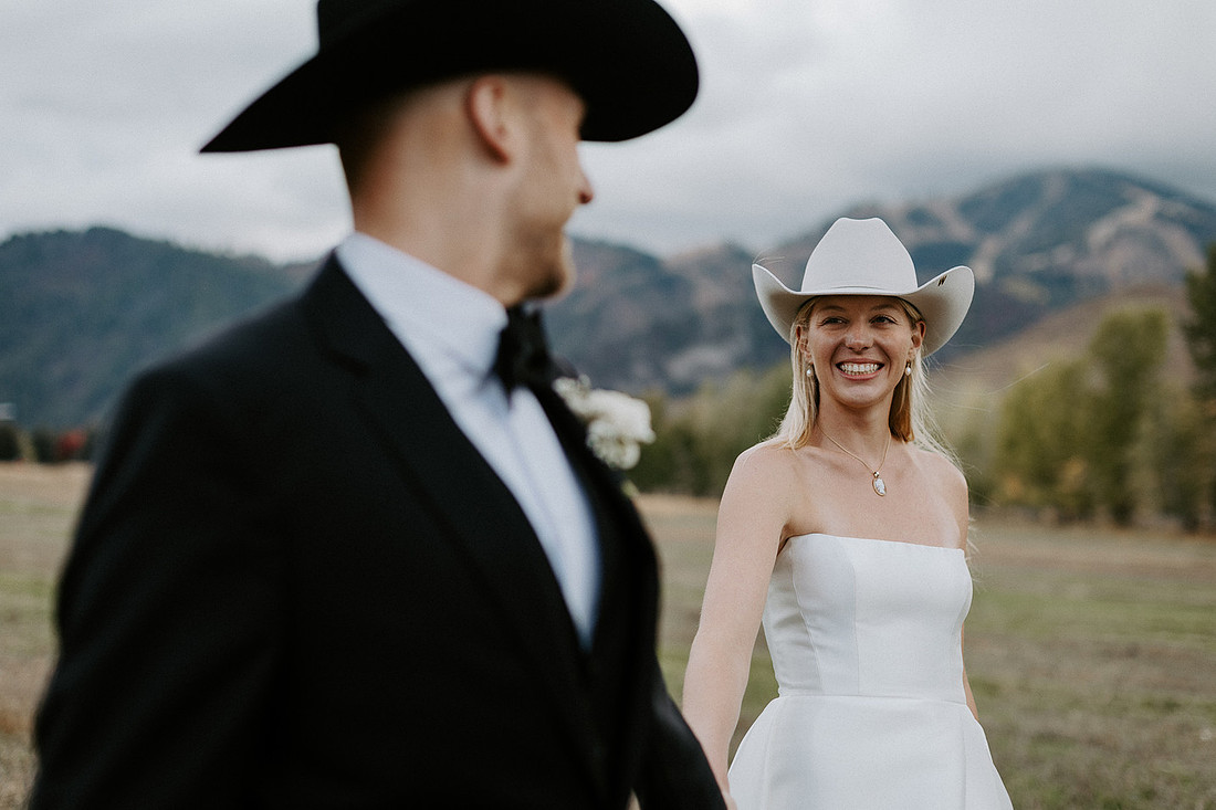Logan & Claire Sun Valley, Idaho Wedding - Our Lady of the Snows Catholic Church & Whiskey's on Main