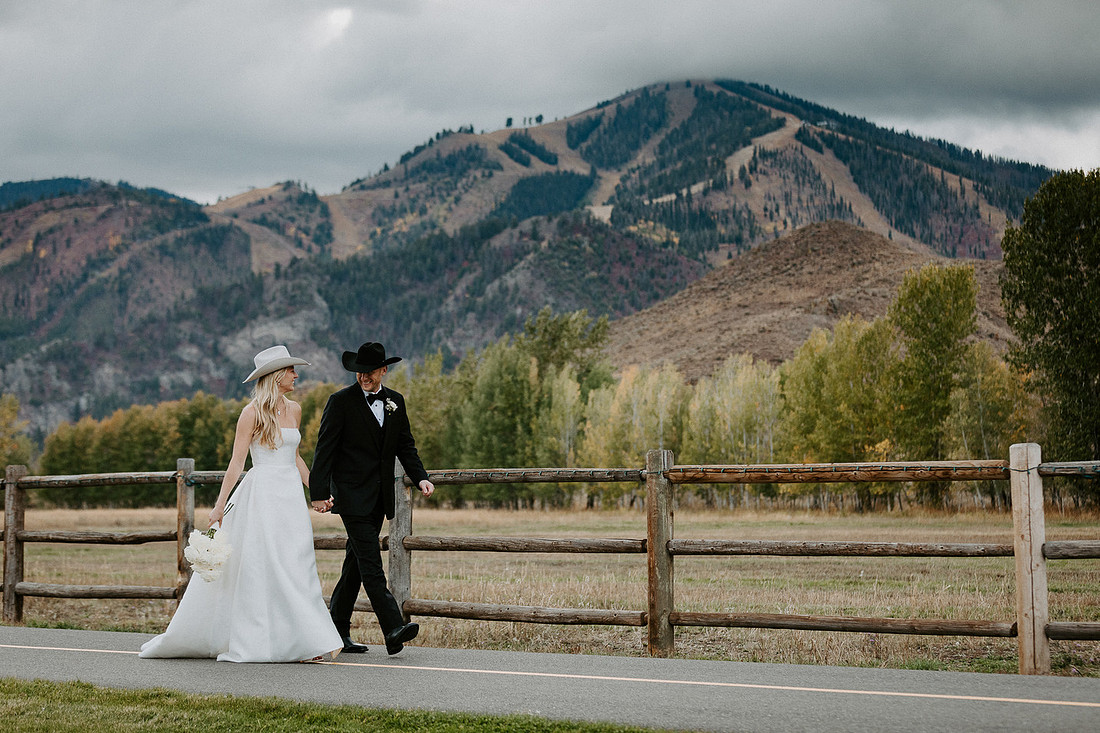 Logan & Claire Sun Valley, Idaho Wedding - Our Lady of the Snows Catholic Church & Whiskey's on Main