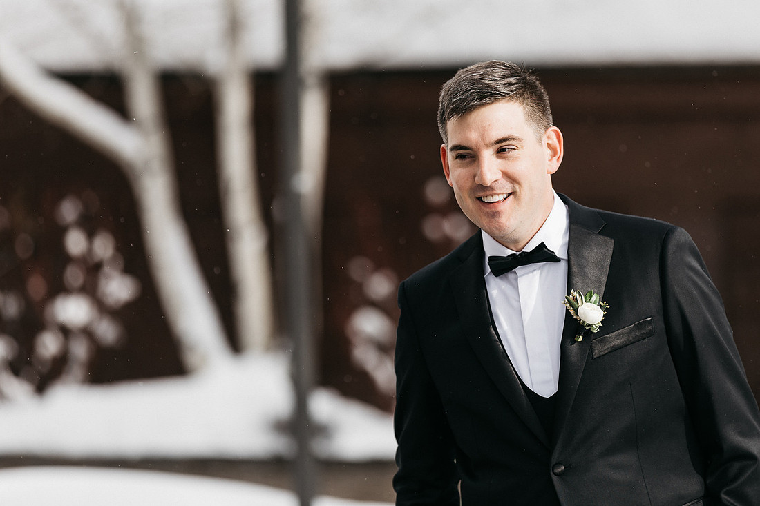 Dev & Lexi Winter Wedding River Run Ketchum, Idaho